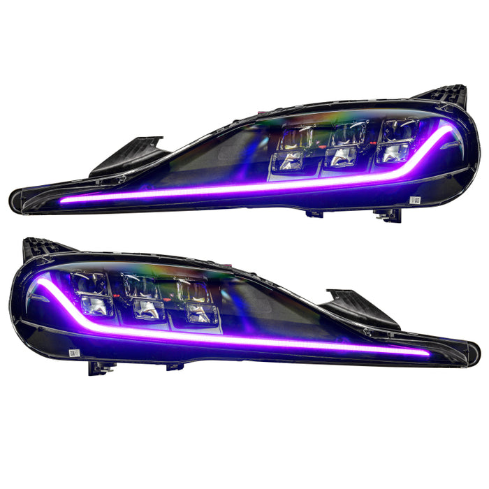 Oracle 20-21 Toyota Supra GR RGB+A Headlight DRL Upgrade Kit - ColorSHIFT 2 SEE WARRANTY