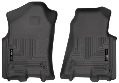 Revêtements de sol avant noirs Husky Liners 2019 Ram 1500 Crew Cab WeatherBeater
