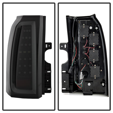 Feux arrière à LED Spyder Chevy Tahoe / Suburban 15-17 - Fumée noire (ALT-YD-CTA15-LED-BSM)