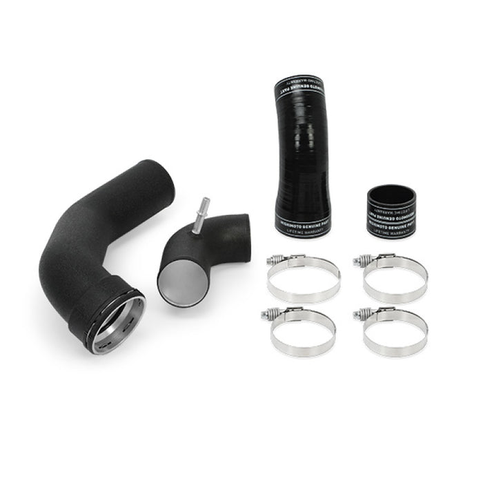 Kit de tuyaux de refroidisseur intermédiaire côté froid Mishimoto 15-16 Ford F-150 3,5 L EcoBoost - Noir froissé