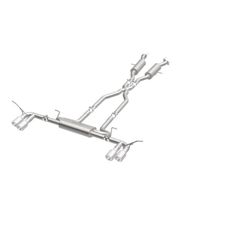 Cat Back MagnaFlow, SS, 2,5 po, pointe polie quadruple fendue de 4 po 14-15 Jeep Grand Cherokee 3,6 L/5,7 L V6/V8