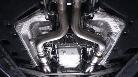 Collecteurs de 2 po pour berline Cadillac CTS-V 2016-18 en acier inoxydable, primaires de 2 po, câbles cathodiques de 3 po dans le tuyau en X