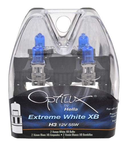 Ampoule Xen blanche Hella H3 12V 55W XB (paire)