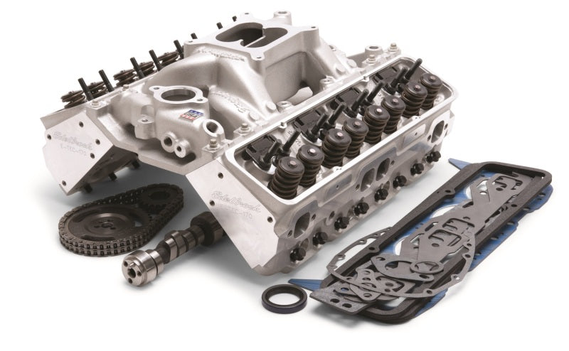 Kit haut de gamme Edelbrock Total Power Package de 435 ch pour utilisation sur les SB-Chevy de 1987 et plus récents avec poussoirs d'origine