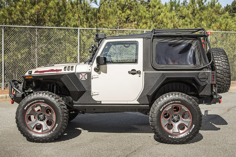 Paire de garde-boue arrière Rugged Ridge XHD 2 portes 07-18 Jeep Wrangler JK