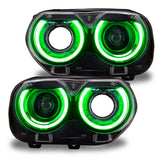 Oracle 15-21 Dodge Challenger RGB+W Headlight DRL Kit - ColorSHIFT w/ Simple Cntrl