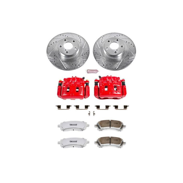 Kit de freins avant Power Stop 02-03 Subaru Impreza Z26 Street Warrior avec étriers