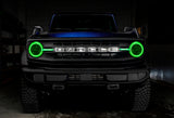 Oracle 21-22 Ford Bronco Headlight Halo Kit w/DRL Bar - Base Headlights -w/2.0 Cntrl