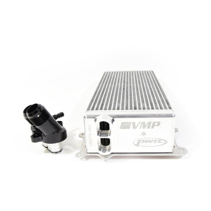 Intercooler de course VMP Performance by PWR 20+ Ford Shelby GT500 5,2 L 81 mm avec collecteur d'eau 16AN HF