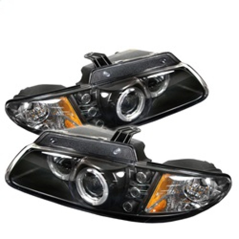 Phares de projecteur Spyder Dodge Caravan/Grand Caravan 96-00 LED Halo LED- Blk PRO-YD-DC96-BK
