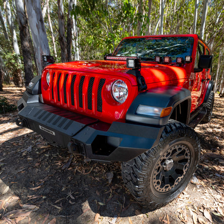 Pare-chocs avant pleine largeur Go Rhino 07-20 Jeep Wrangler JL/JLU/JK/JKU/Gladiator JT Trailline