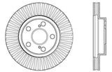 StopTech Sport Cross Drilled Brake Rotor - Rear Left