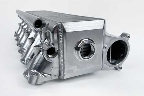 Collecteur de refroidisseur d'air de suralimentation CSF Gen 2 B58 Race X - Finition en aluminium brut