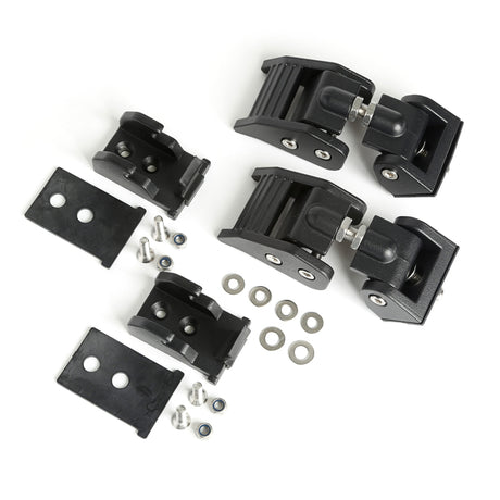 Accroche-capot noir pour Jeep Wrangler JL 2018-20 / Jeep Gladiator JT 2020 Rugged Ridge