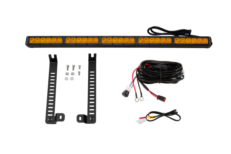 Kit de barre lumineuse Stealth Diode Dynamics 14-19 pour Toyota 4Runner SS30 (simple) - Conduite ambrée