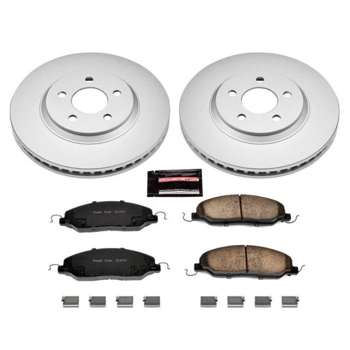 Kit de freins Power Stop 05-10 Ford Mustang Z17 Evolution Geomet avec revêtement avant