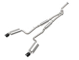 aFe POWER Takeda 16-17 Lexus IS200t L4-2.0L (t) 2.5in-3in 304 SS CB Échappement avec embouts noirs