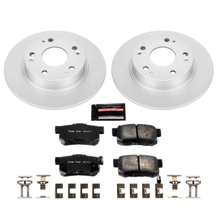 Kit de freins arrière Power Stop 04-08 Acura TSX Z17 Evolution Geomet avec revêtement