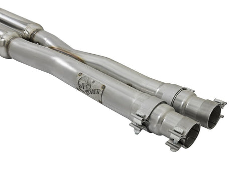 aFe 20-22 Audi RS6 Avant V8 4L(tt) MACH Force-Xp 3 pouces à 2,5 pouces 304 SS Cat-Back avec embout poli