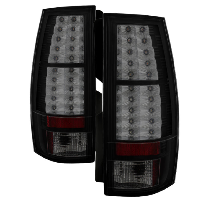 Feux arrière à DEL Spyder Chevy Suburban/GMC Yukon/Yukon Denali 07-14, noir fumé ALT-YD-CSUB07-LED-BSM