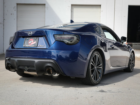 aFe Takeda Exhaust Axle-Back 13-15 Scion FRS / Subaru BRZ 304SS Échappement à double embout en fibre de carbone
