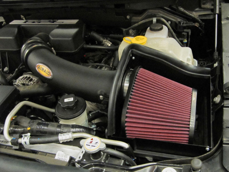 Système d'admission Airaid 10-14 Ford SVT Raptor / 11-13 F-150 6,2 L CAD avec tube (sec / rouge)
