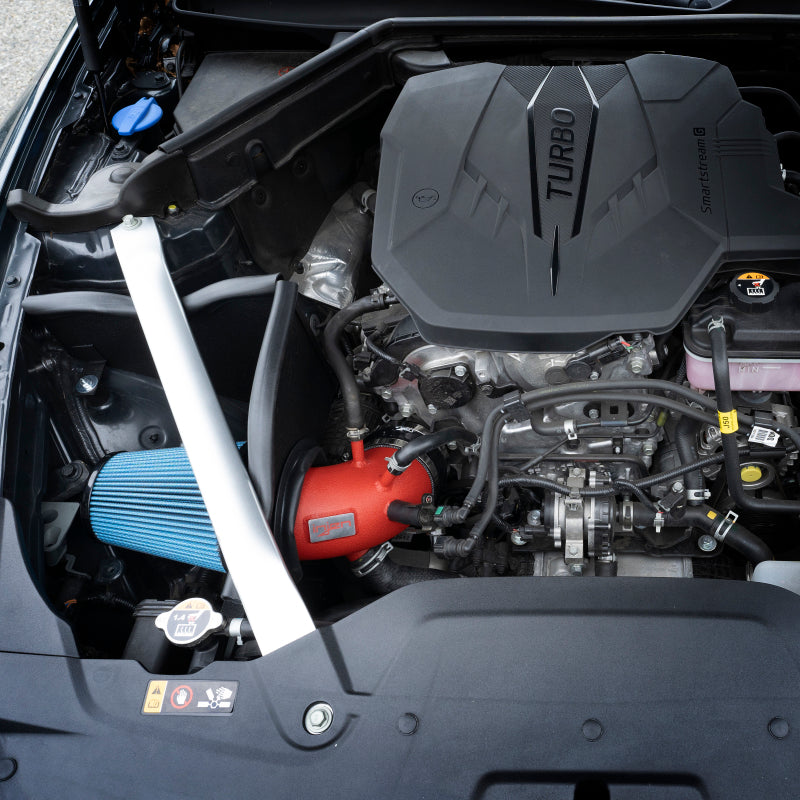 Système d'admission d'air froid Injen 2022+ Kia Stinger 2,5 L Turbo Polished SP Short Ram