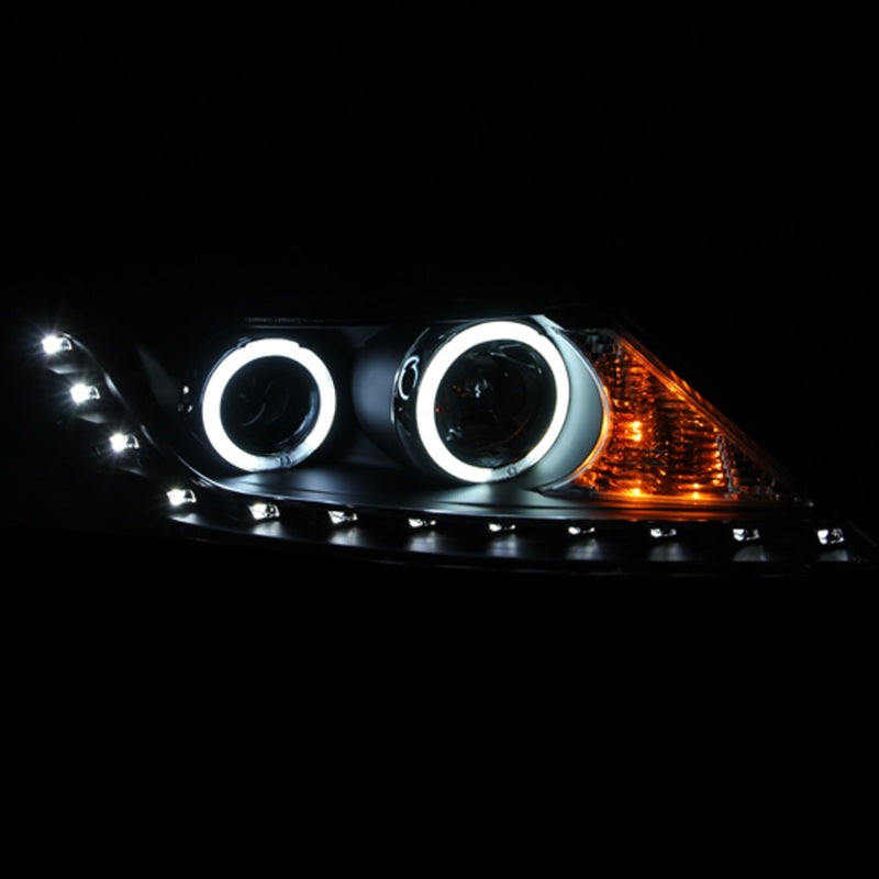Phares de projecteur ANZO 2011-2013 Kia Sorento avec halo chromé (CCFL)