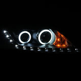 Phares de projecteur ANZO 2011-2013 Kia Sorento avec halo chromé (CCFL)