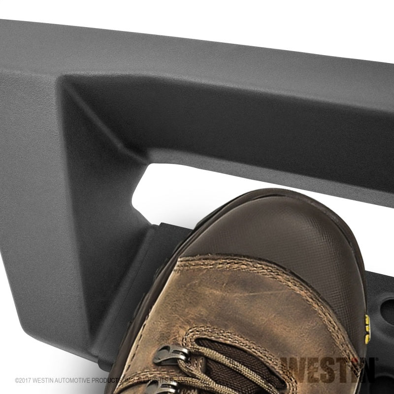 Marchepieds Westin/HDX 17-18 Ford F-150 SuperCrew Drop Nerf - Noir texturé