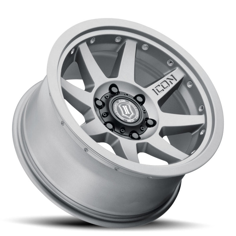 Roue en titane ICON Rebound Pro 17x8,5 5x4,5 0 mm de déport 4,75 pouces BS 71,5 mm d'alésage