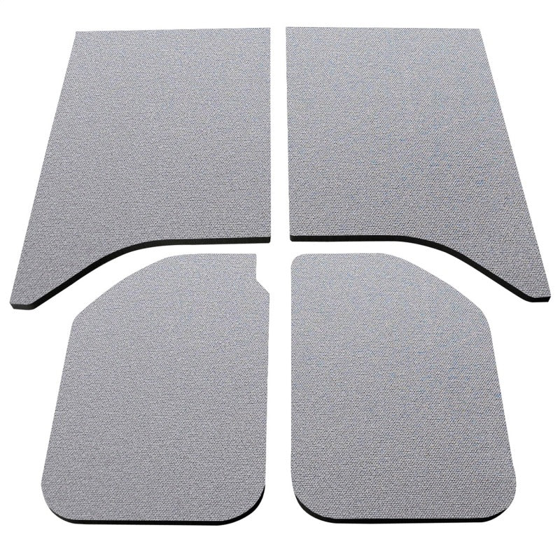 Tapis de toit pour Jeep Wrangler JK 2 portes DEI 11-18 - 4 pièces - Gris