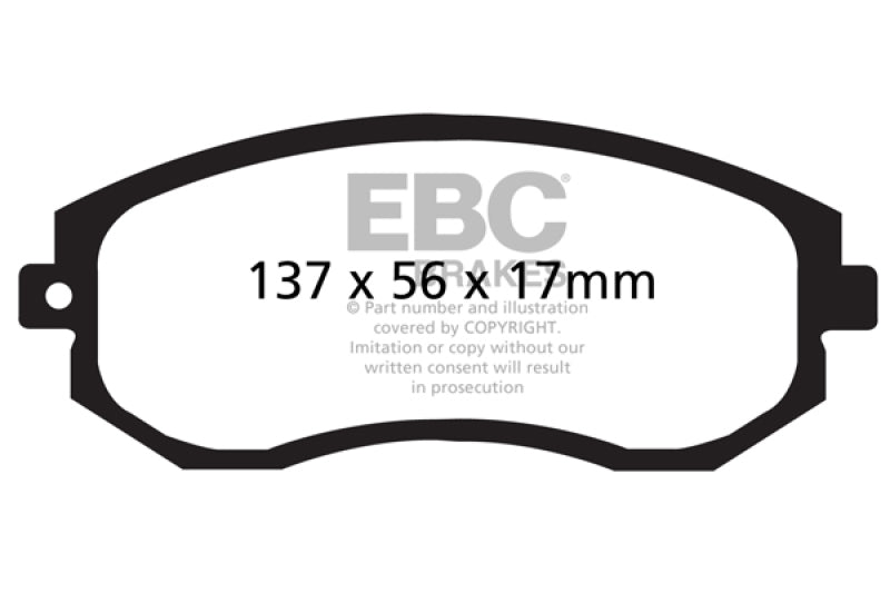 Plaquettes de frein avant EBC 12+ Scion FR-S 2 Ultimax2