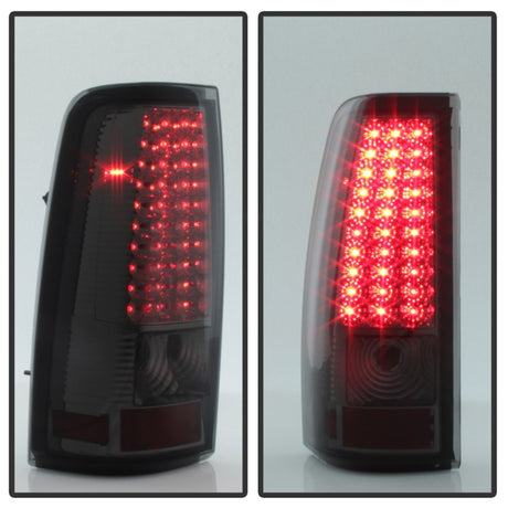 Feux arrière à LED Xtune Chevy Silverado 1500/2500/3500 99-02 99-03 Fumés ALT-ON-CS99-LED-SM
