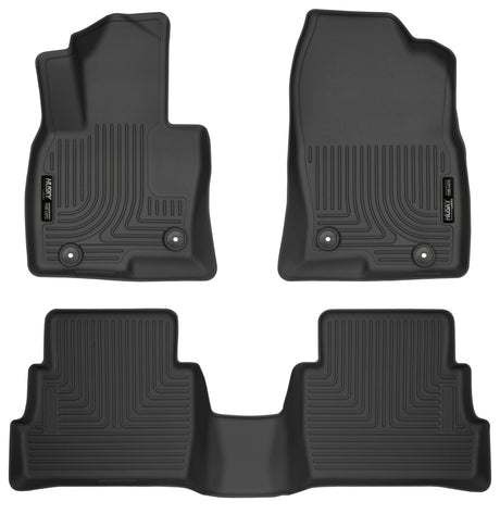 Revêtements de sol avant et 2e siège noirs Husky Liners 2017 Mazda CX-5 Weatherbeater