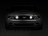 Raxiom 13-14 Ford Mustang GT CCFL Halo Fog Lights- Chrome
