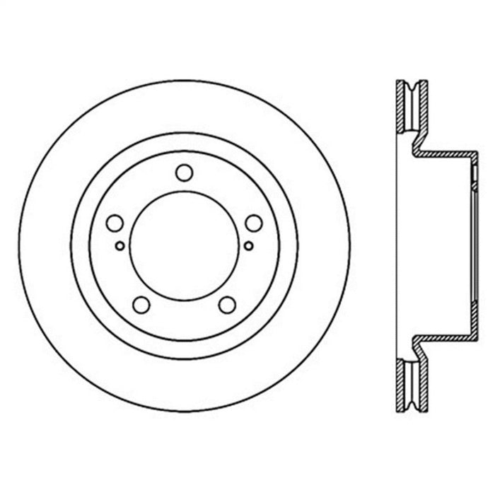 Disque de frein sport fendu StopTech