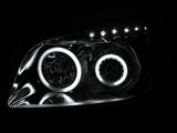 Phares de projecteur ANZO 2006-2008 Toyota Rav4 avec halo noir
