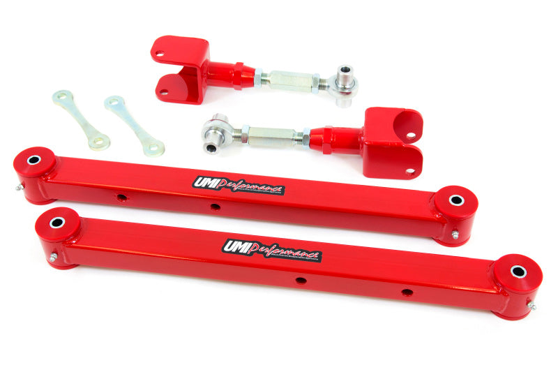 Kit de bras de suspension inférieur et de bras de suspension supérieur réglable en boîte GM B-Body UMI Performance 78-96
