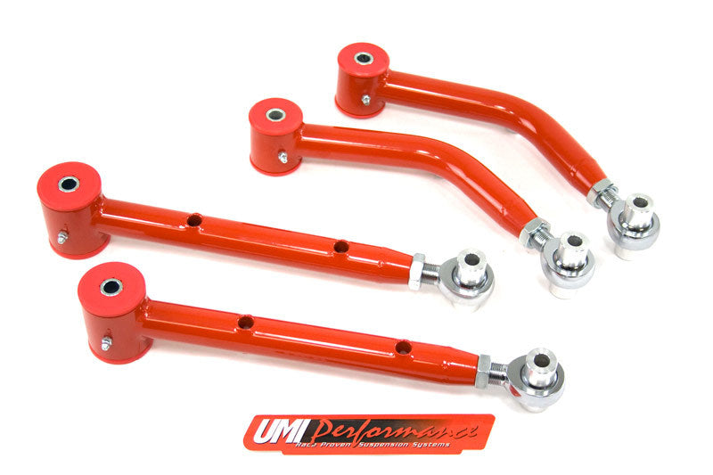 Kit de bras de suspension supérieur et inférieur réglables UMI Performance 71-75 GM H-Body