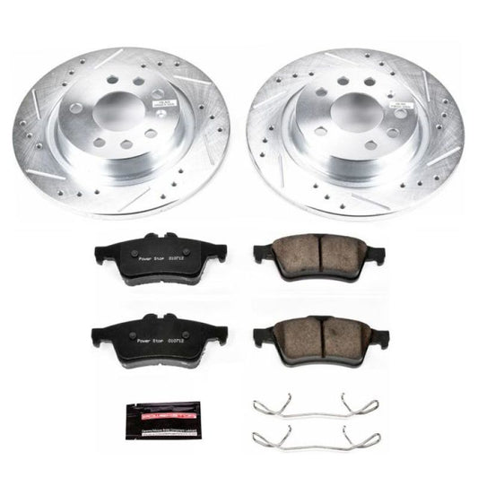 Power Stop 03-11 Saab 9-3 Rear Z23 Evolution Sport Brake Kit