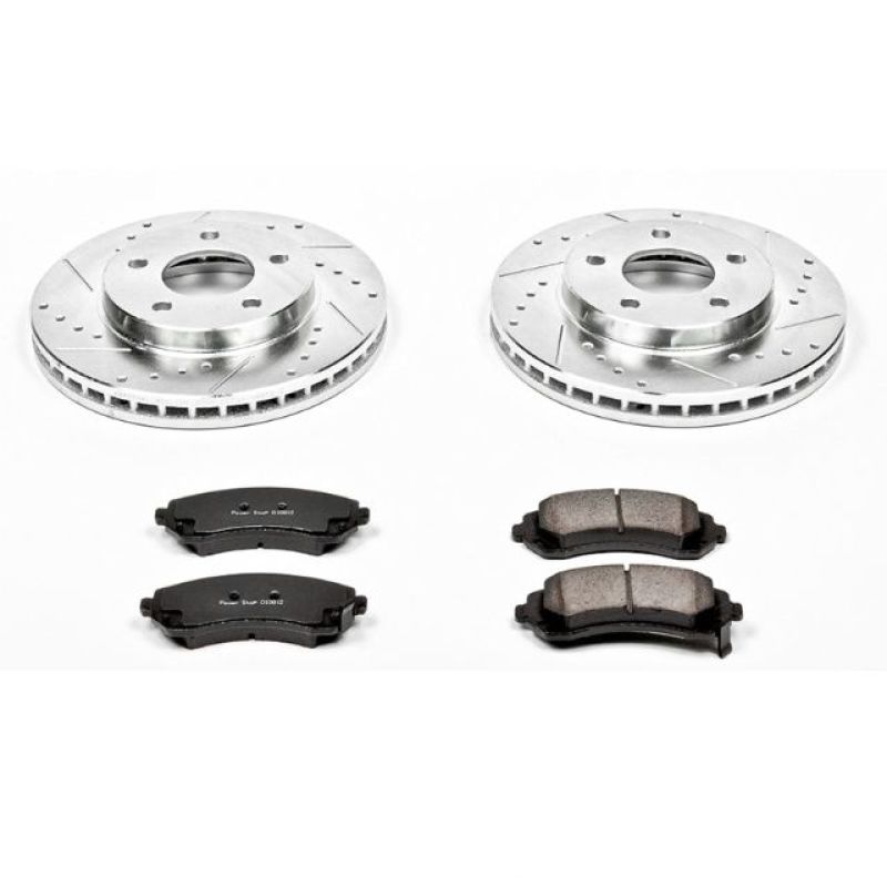 Power Stop 02-07 Buick Rendezvous Front Z23 Evolution Sport Brake Kit