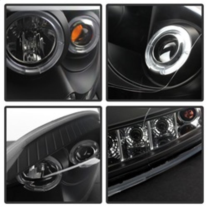 Phares de projecteur Spyder Dodge Ram 1500 06-08/Ram 2500 06-09 LED Halo LED Blk PRO-YD-DR06-HL-BK