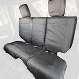 Housse de siège arrière balistique Rugged Ridge noire 840D 07-10 JK 4 portes