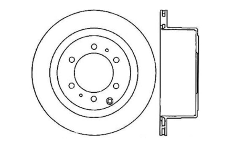 StopTech Slotted & Drilled Sport Brake Rotor