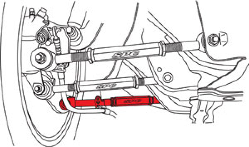 Bras de suspension inférieur en retrait SPC Performance 04-08 Acura TL / TSX