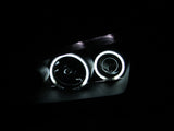 Phares de projecteur ANZO 2005-2007 Ford Focus avec halo noir