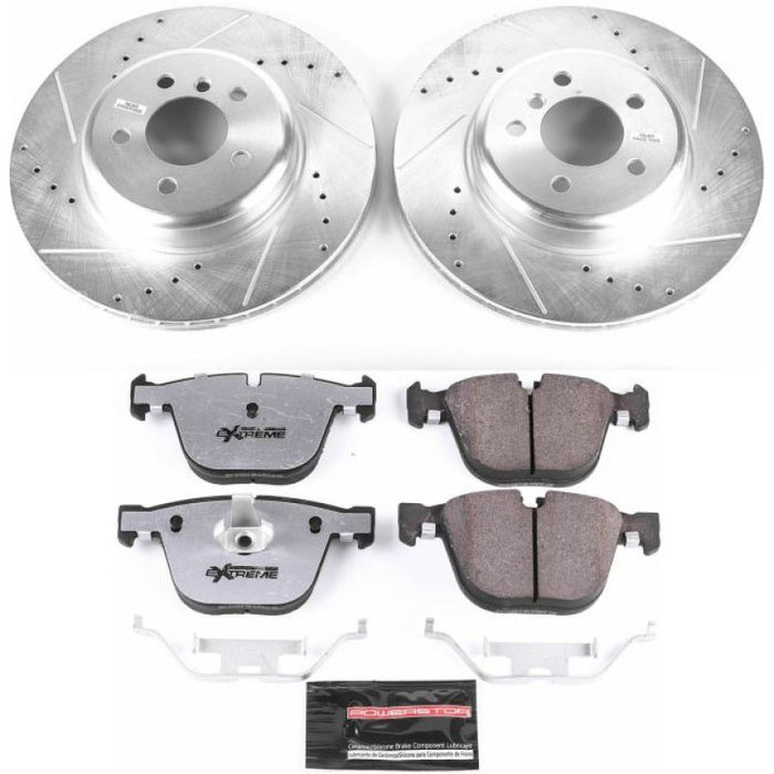 Power Stop 11-15 BMW 740i Rear Z26 Street Warrior Brake Kit