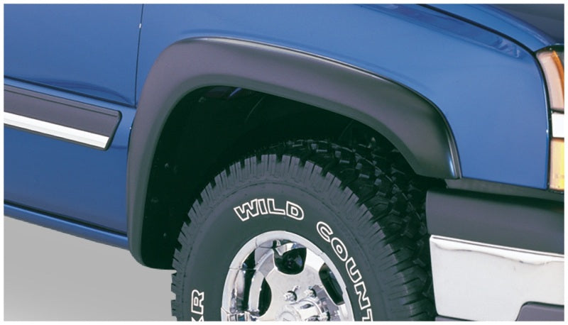 Bushwacker 07-07 Chevy Silverado 1500 Classic Fleetside Extend-A-Fender Style Flares 2 pièces - Noir