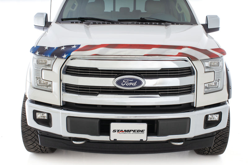 Protecteur de capot Premium Vigilante pour Ford F-250 Super Duty Stampede 2008-2010 - Drapeau